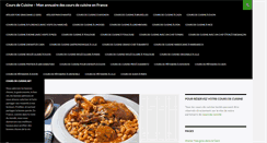 Desktop Screenshot of cours-de-cuisine.net
